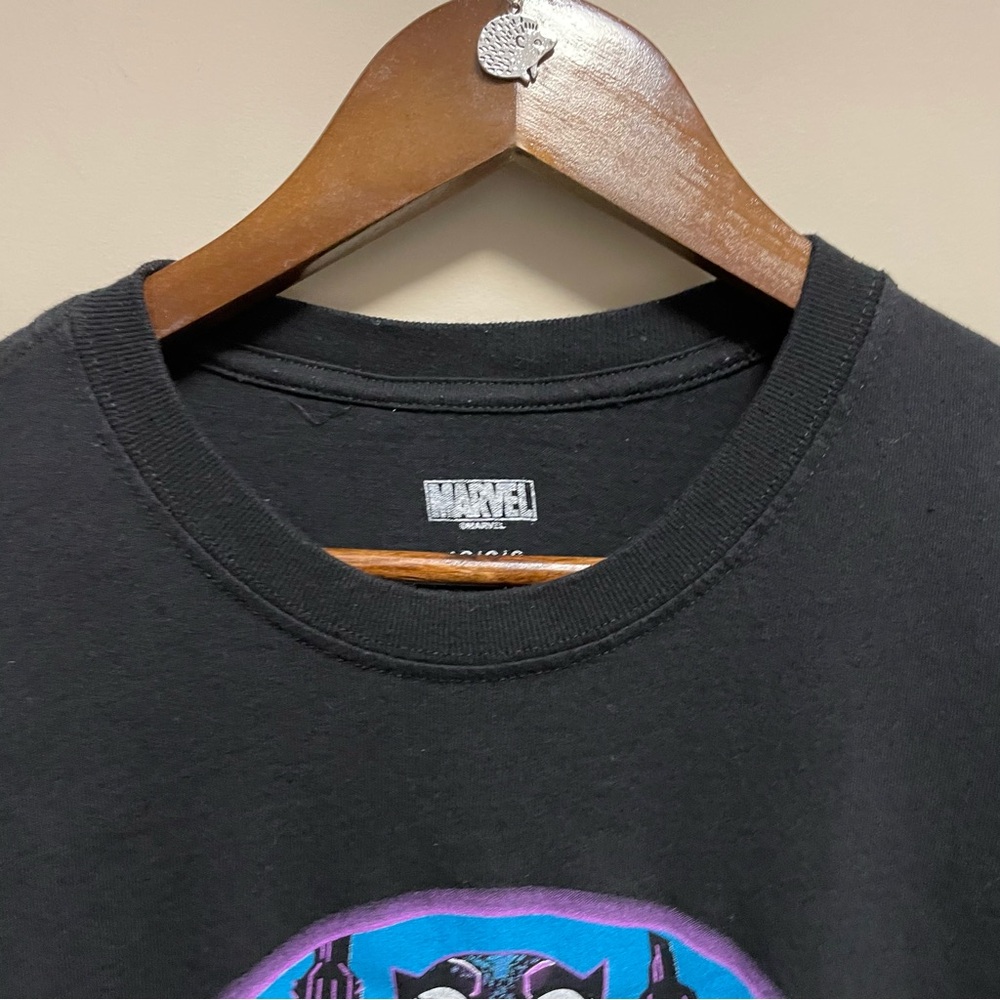 Disney Marvel Black Panther Black & Purple T-Shirt Men’s Large - Picture 2 of 8